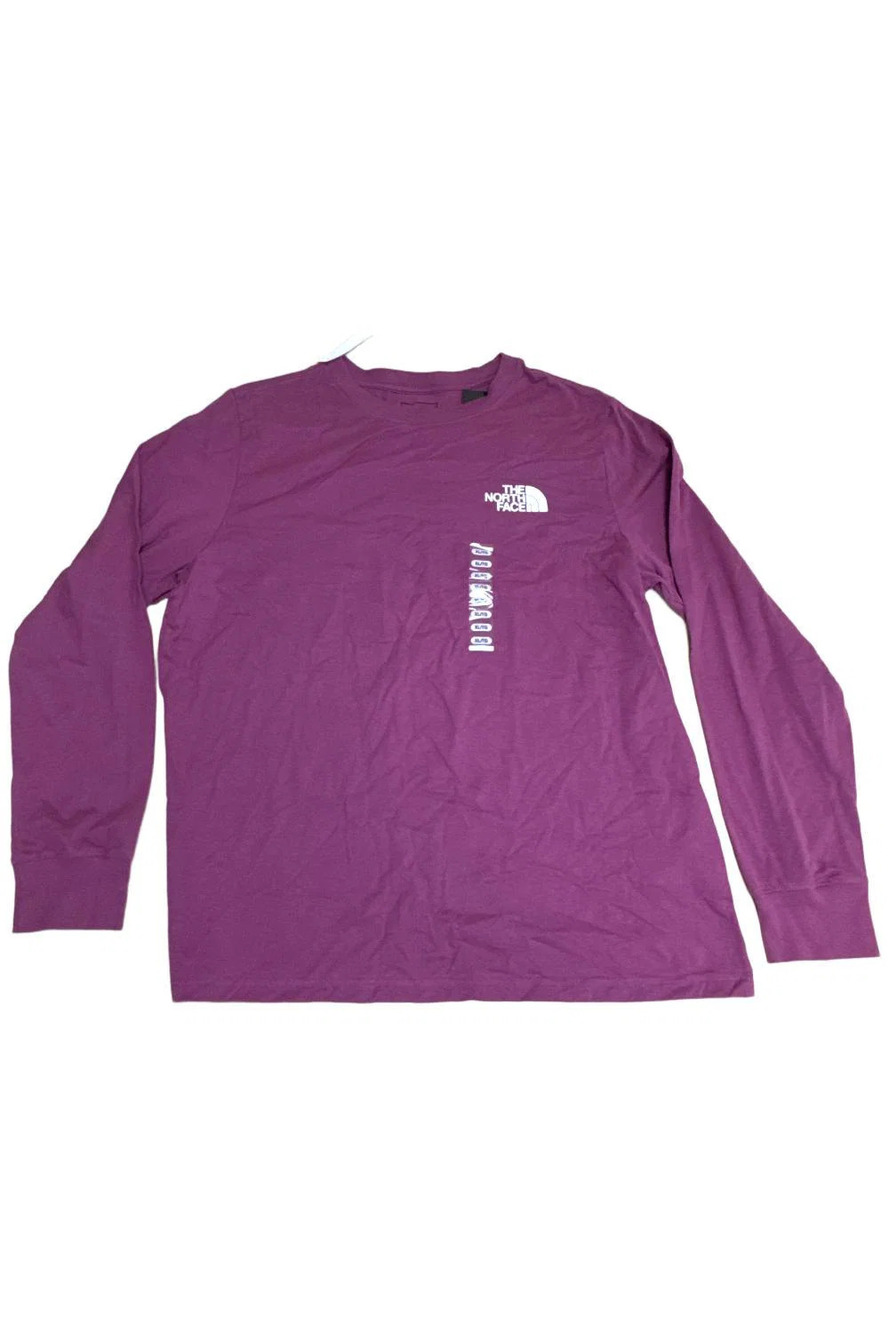 The North Face Women's Evolution Throwback Long Slv Shirt Cyber Berry - Regular
